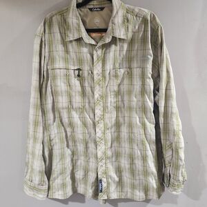 Cabela's XPG Button Shirt Green Sz XL